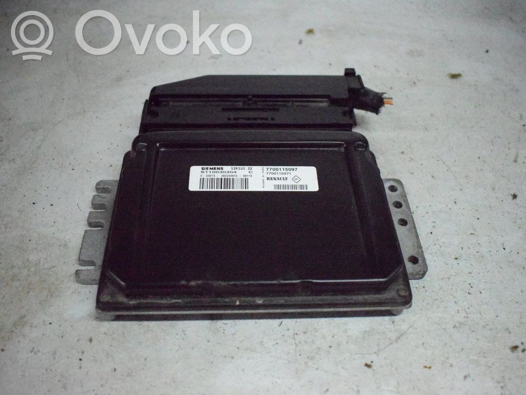 Unité de commande / module d'injection   7700110471,7700115097,S110030304