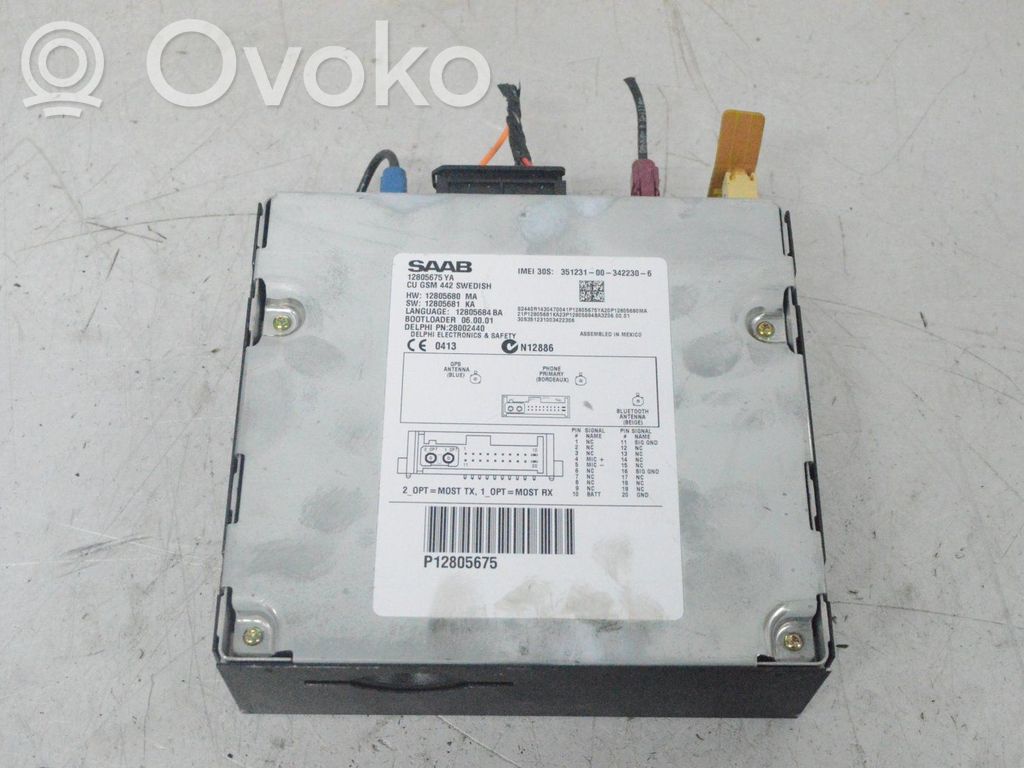 Saab 9-3 Ver2 GPS navigation control unit/module 
