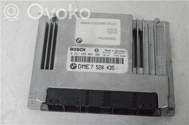 BMW 7 E65 E66 Unitate/modul comandă injecție 