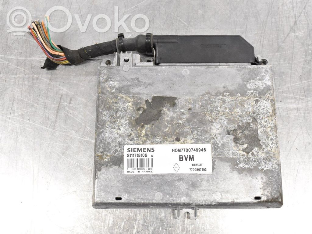 Renault Clio I Centralina/modulo motore iniezione 