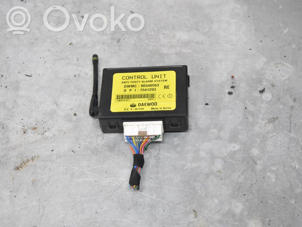 Relé de la alarma   96540563
