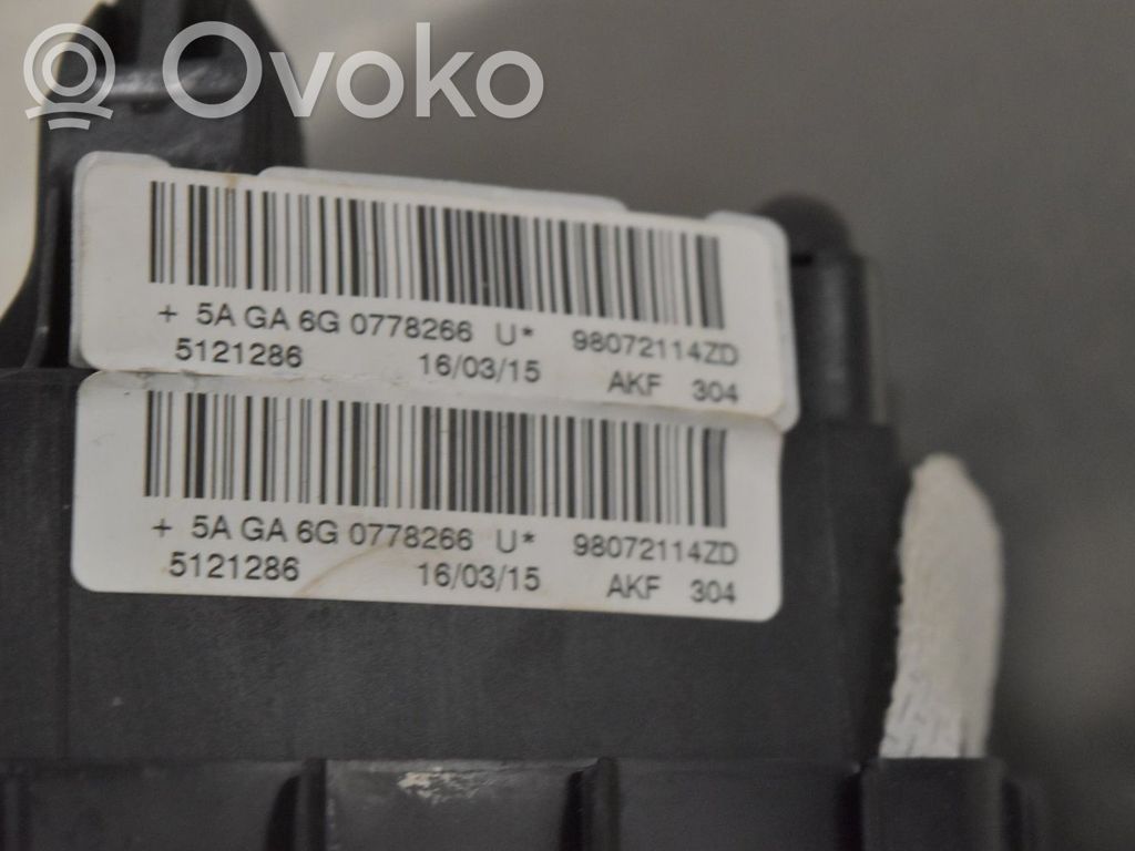 Ohjauspyörän turvatyyny   98072114ZD