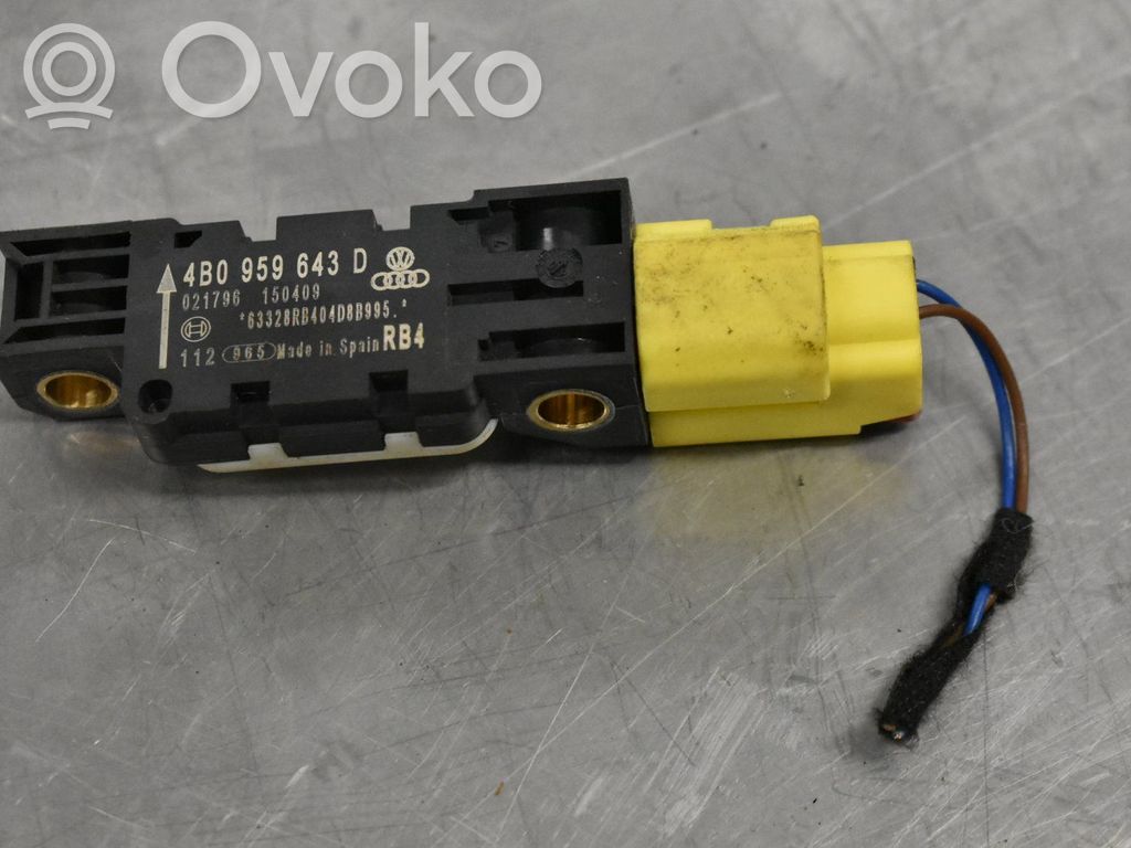 Audi A3 S3 8P Sensore d’urto/d'impatto apertura airbag 