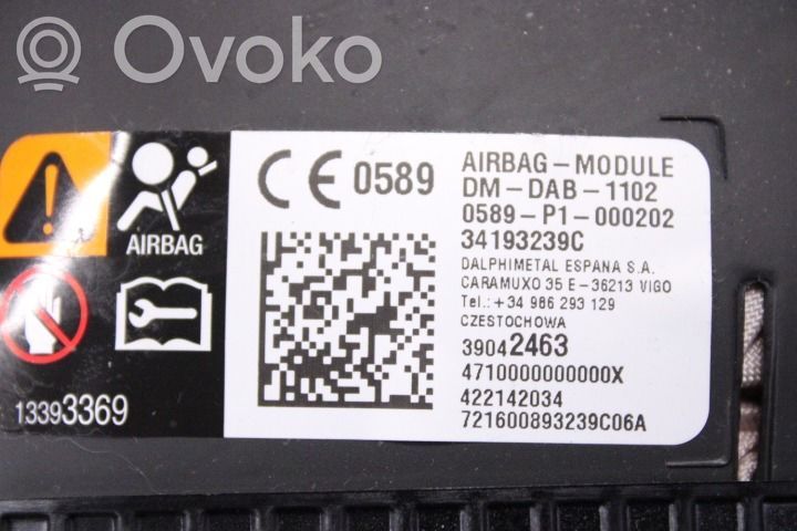 Opel Astra K Airbag dello sterzo 