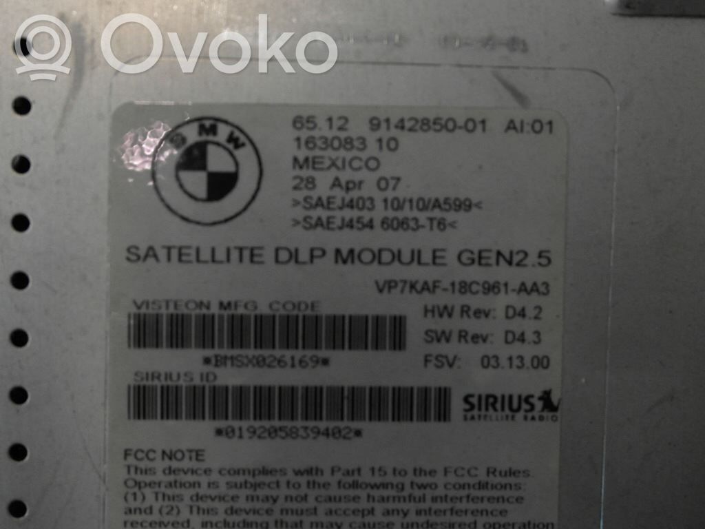 BMW X5 E70 Steuergerät GPS Navigation 