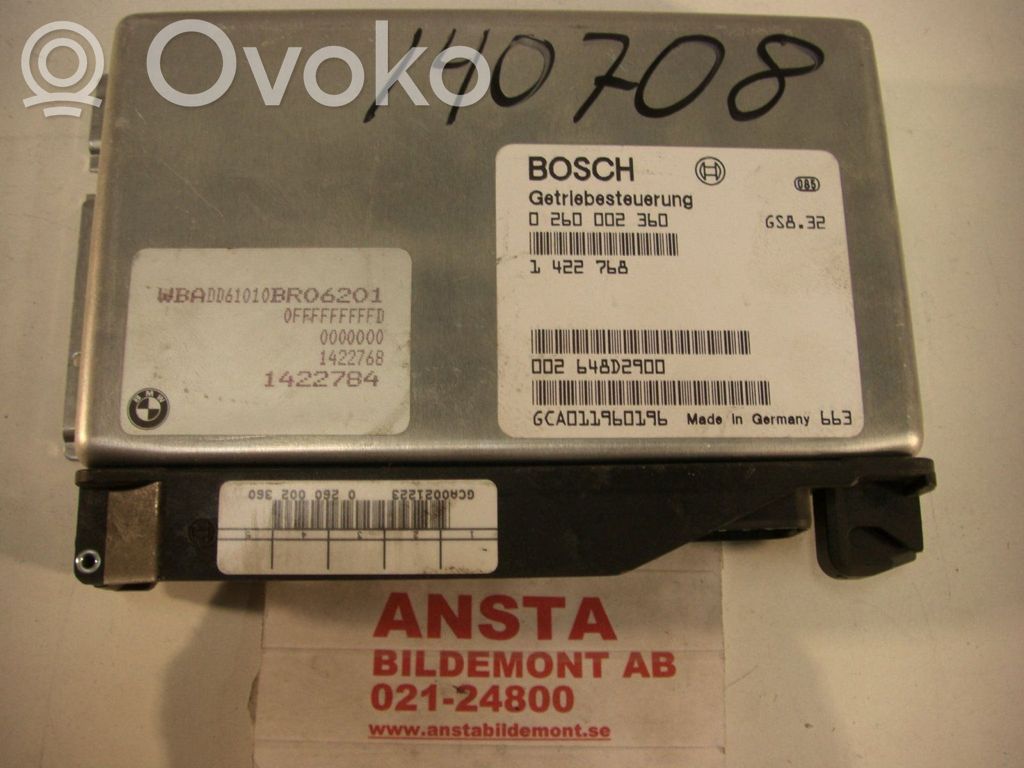 Unidad de control/módulo de la caja de cambios   0260002360