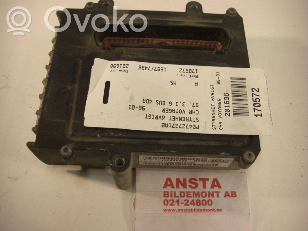 Chrysler Voyager Other control units/modules 