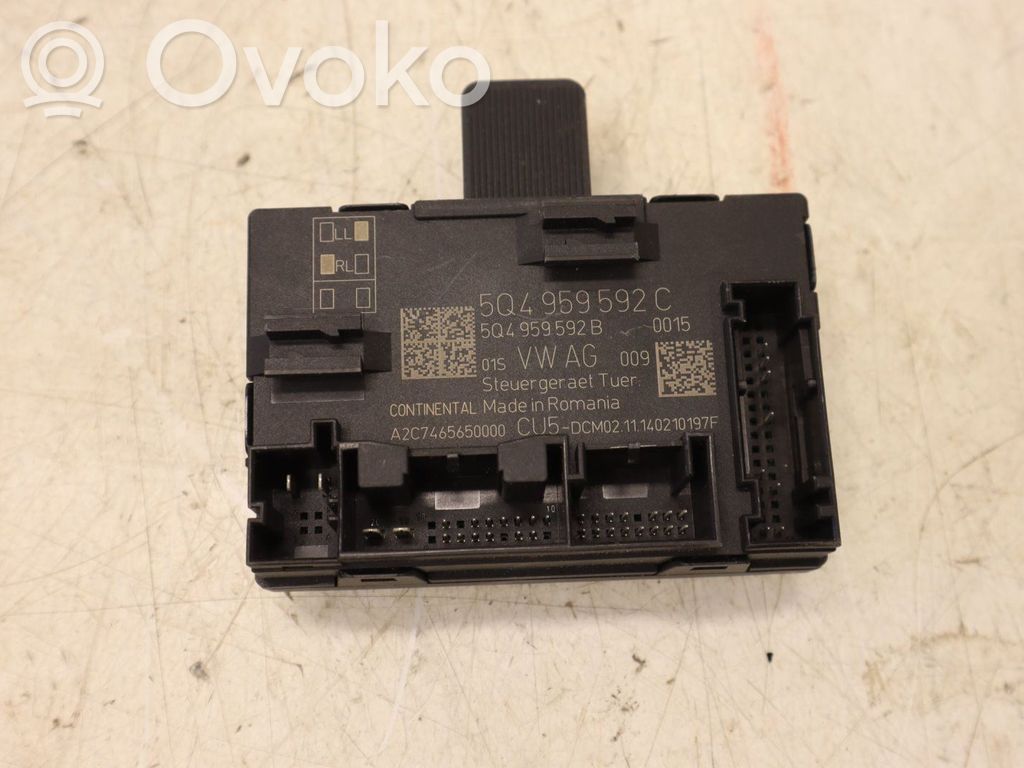 Unité de commande module de porte   5Q4959952C