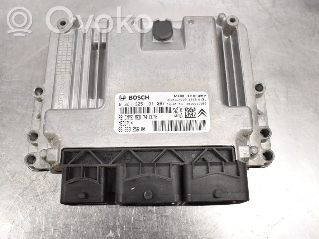 Unité de commande / module d'injection   9666325680,0261S05191