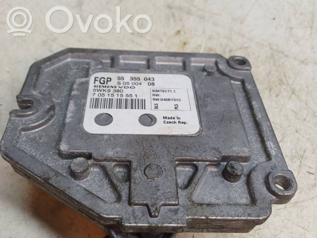 Engine control unit/module   55355043,5WK9380,7051515551