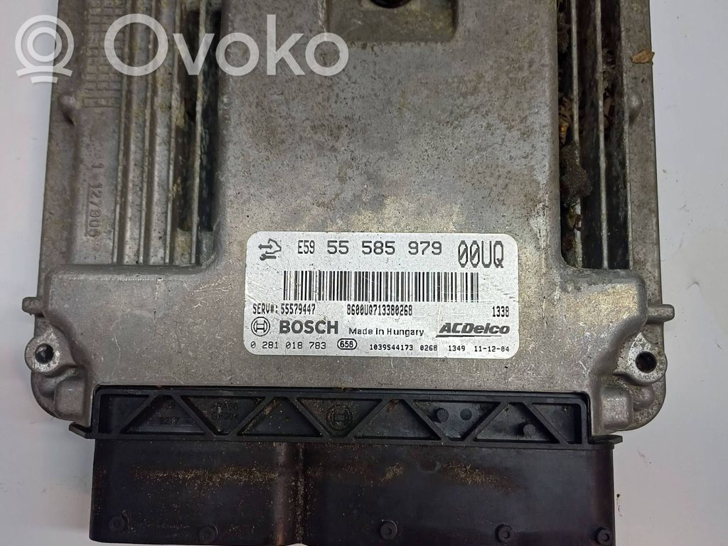 Engine control unit/module   55585979,55579447,0281018783