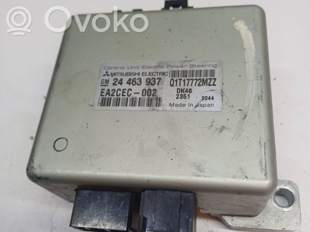 Moduł / Sterownik wspomagania kierownicy   24463937,EA2CEC002,Q1T17772MZZ