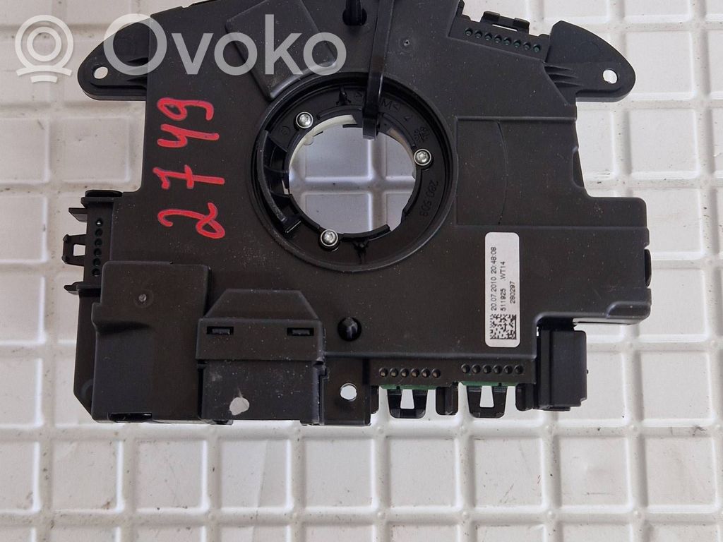 Skoda Superb B6 (3T) Airbag slip ring squib (SRS ring) 