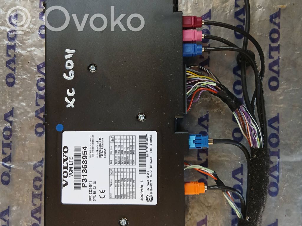 Volvo XC60 Inne komputery / moduły / sterowniki 