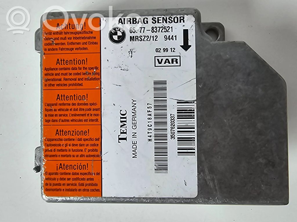 Airbag control unit/module   65778372521