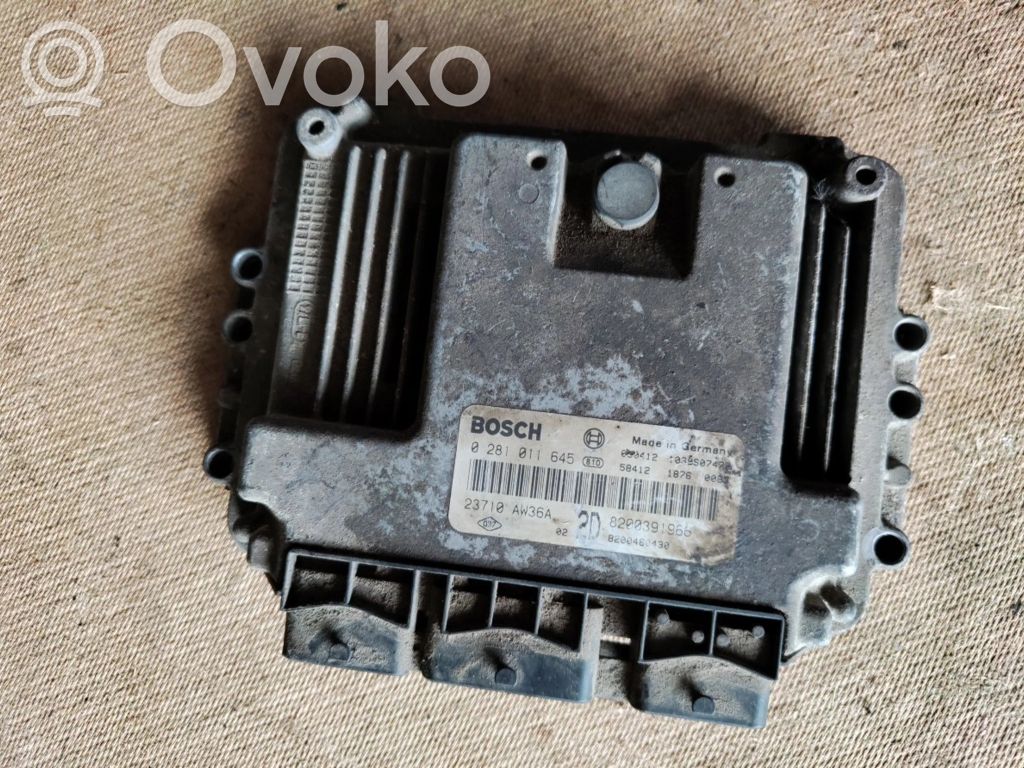 Engine control unit/module   0281011645,23710AW36A