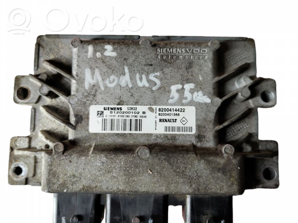 Engine control unit/module   S120200102B,8200414422,8200401568