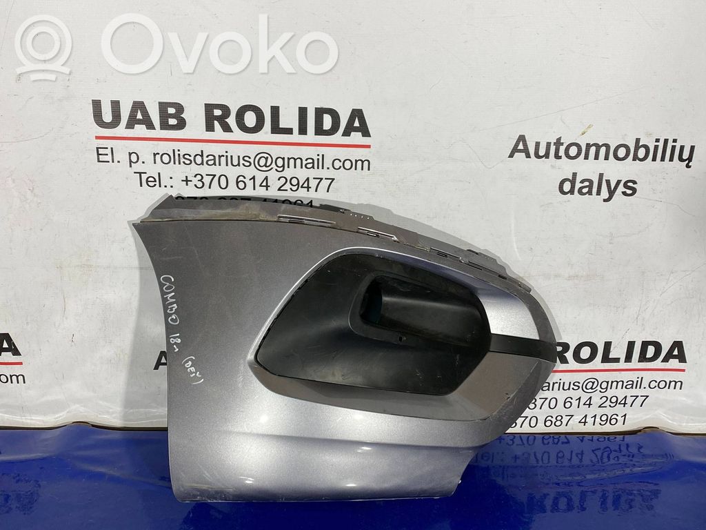 Opel Combo E Front bumper corner part panel trim 