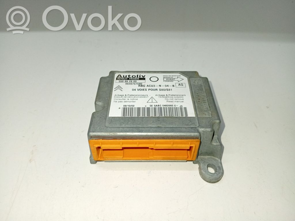 Citroen Saxo Airbag control unit/module 