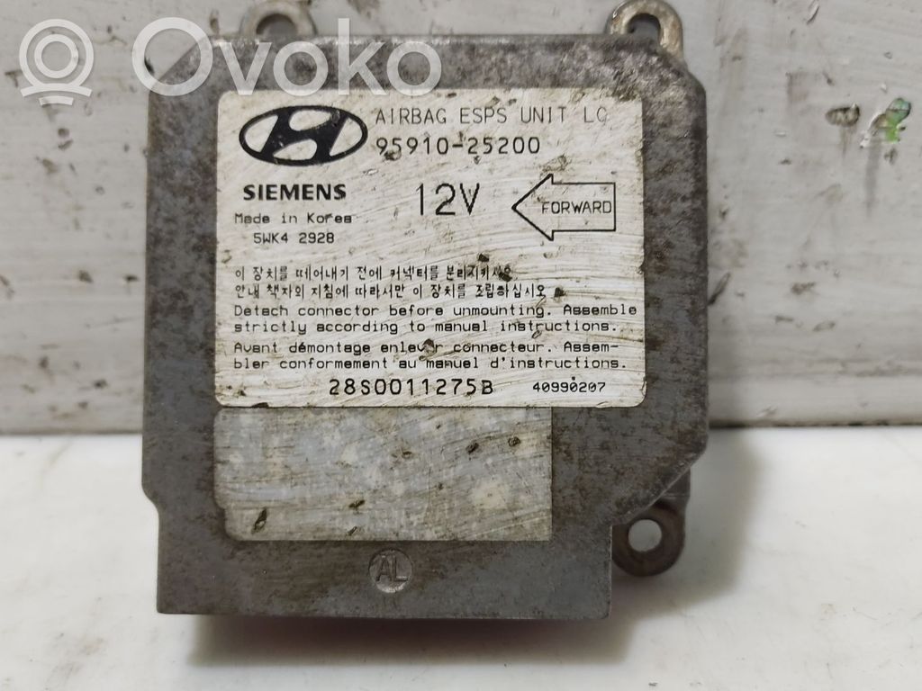 Hyundai Accent Unidad de control/módulo del Airbag 