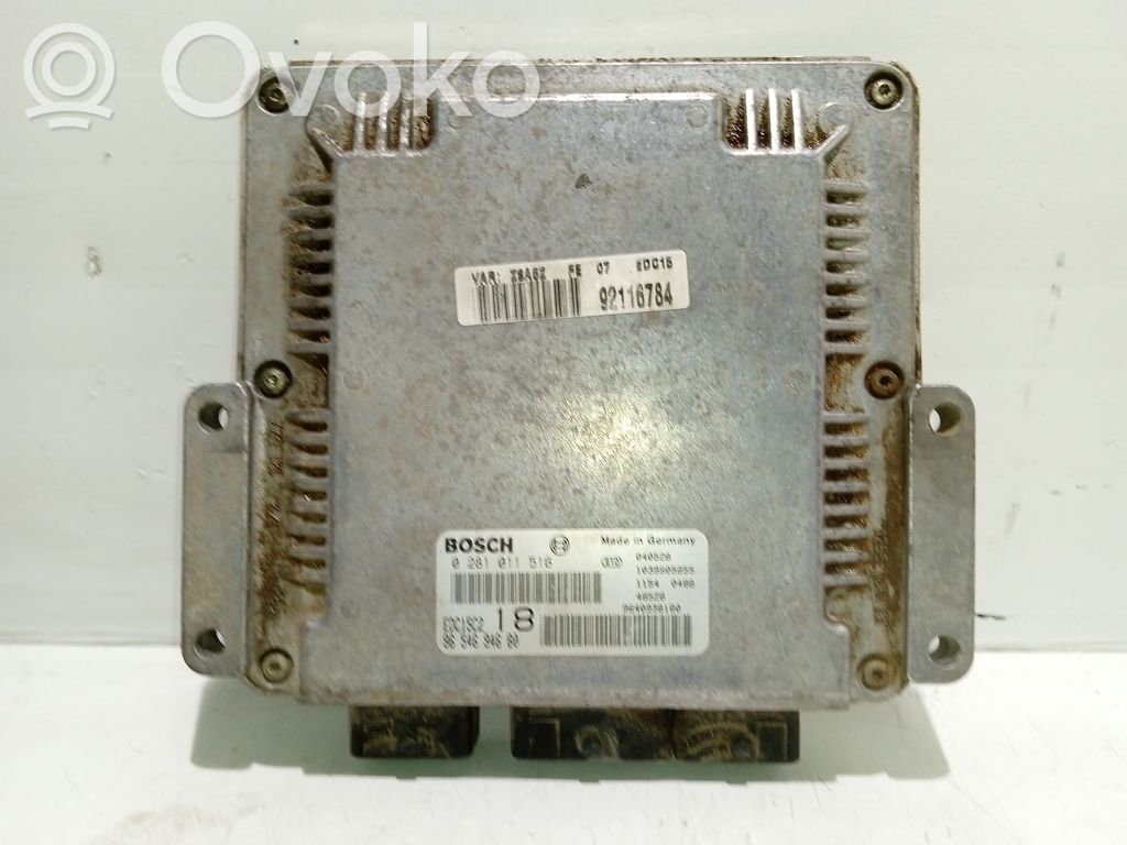Peugeot 607 Engine control unit/module 