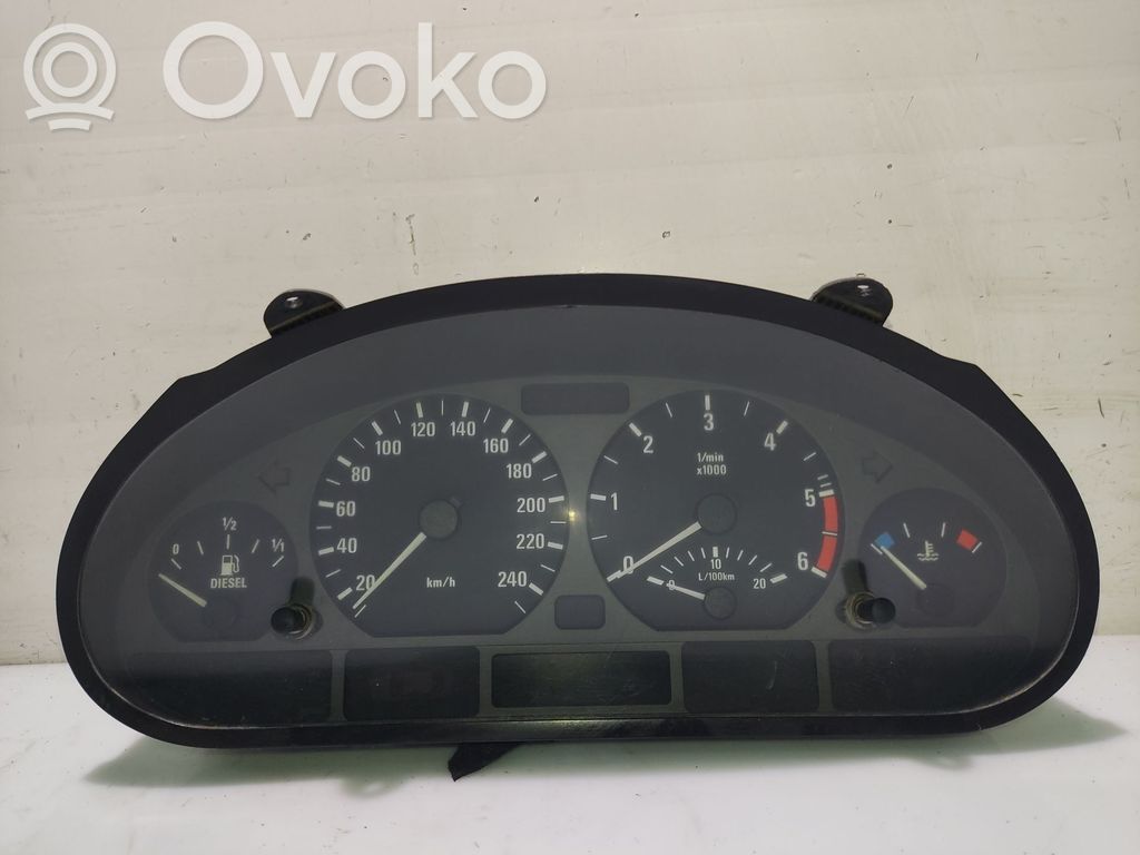 BMW 3 E46 Spidometras (prietaisų skydelis) 