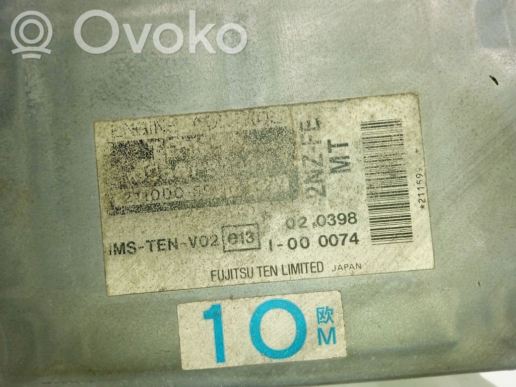 Toyota Yaris Sterownik / Moduł ECU 