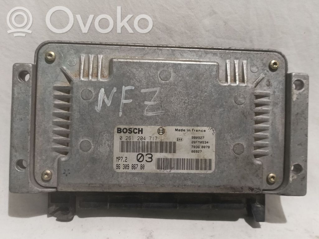 Peugeot 306 Variklio valdymo blokas 