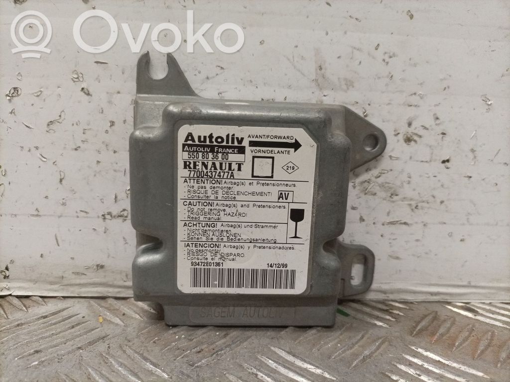 Renault Megane I Unitate/modul de comandă airbaguri 