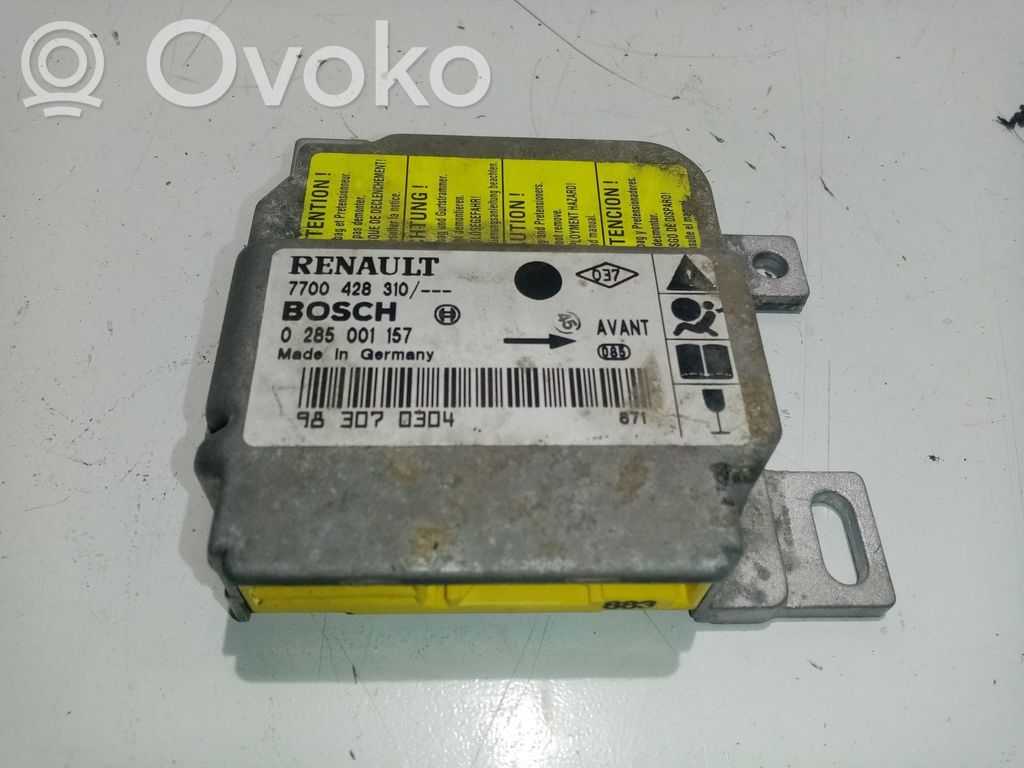 Renault Clio I Airbag control unit/module 
