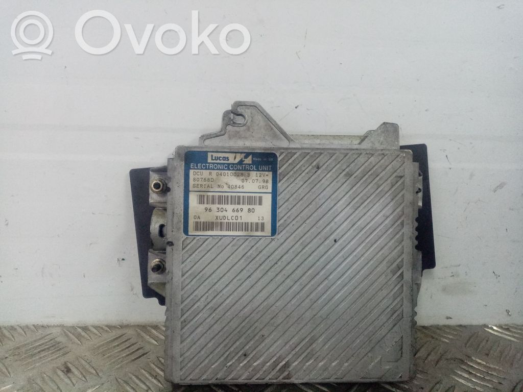 Engine control unit/module   DCUR9630466980R12V,04010028