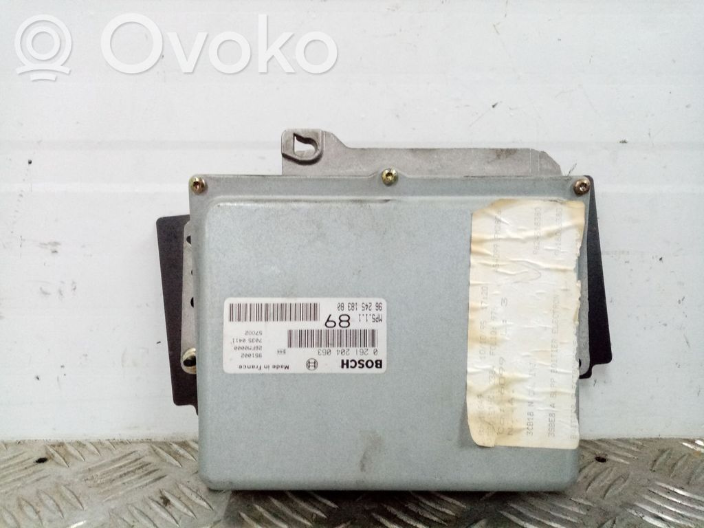 Engine control unit/module   0261204063,9624518380
