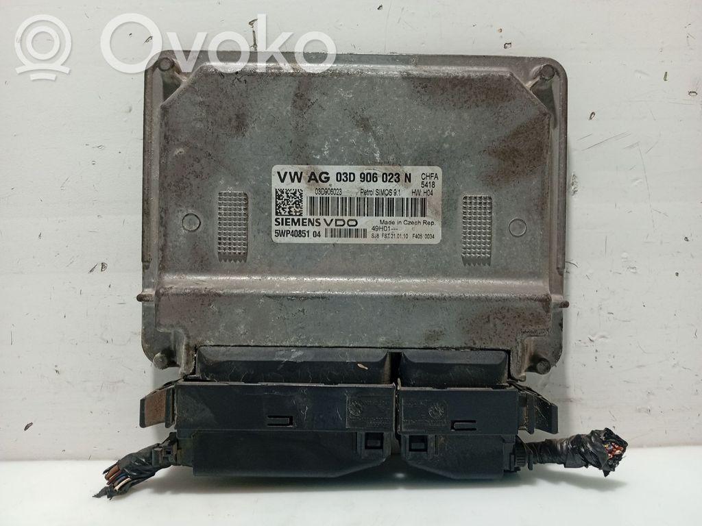 Skoda Fabia Mk2 (5J) Unitate/modul de control motor 