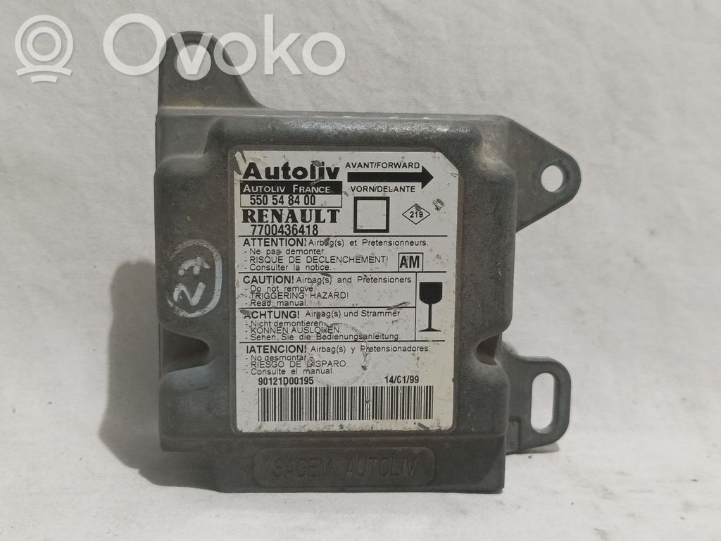 Renault Megane I Unitate/modul de comandă airbaguri 