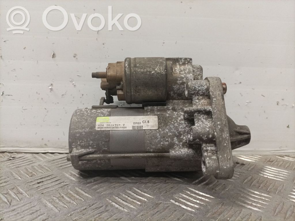 Motor de arranque   9645100680,6D62814TC,D7G3
