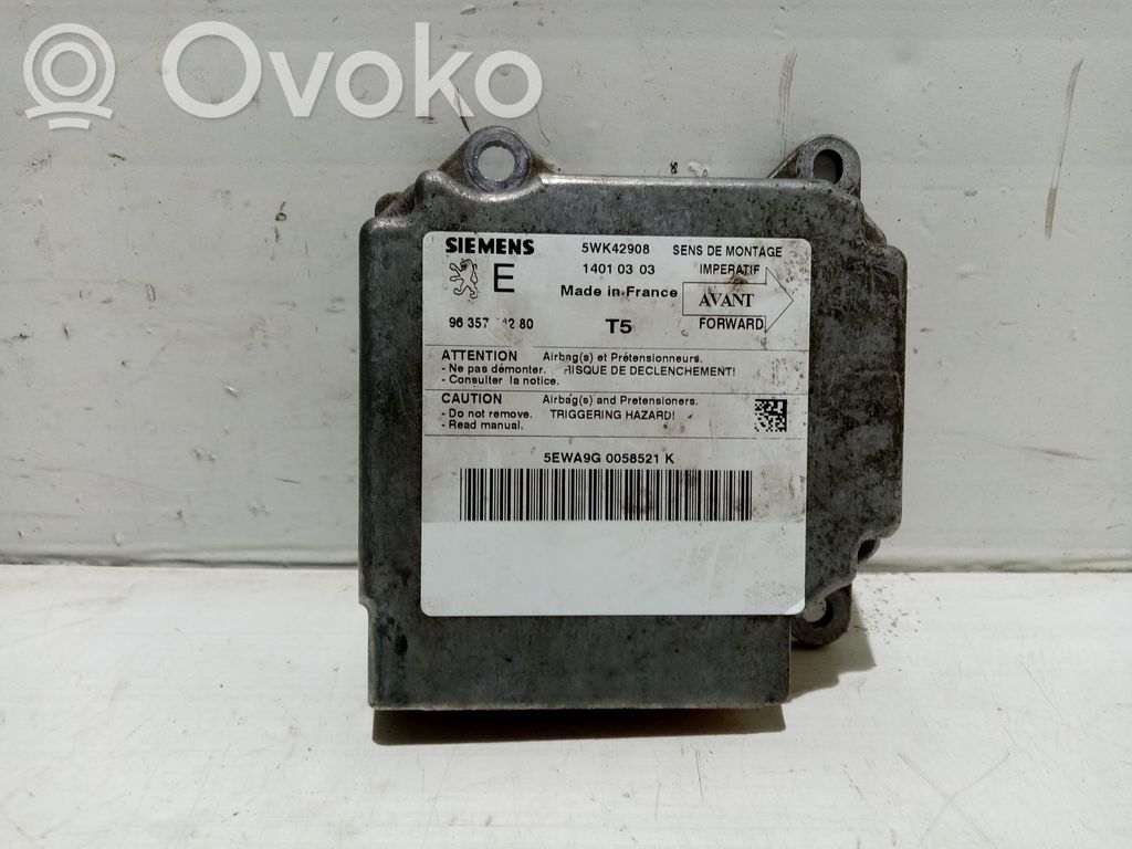 Peugeot 307 Airbag control unit/module 