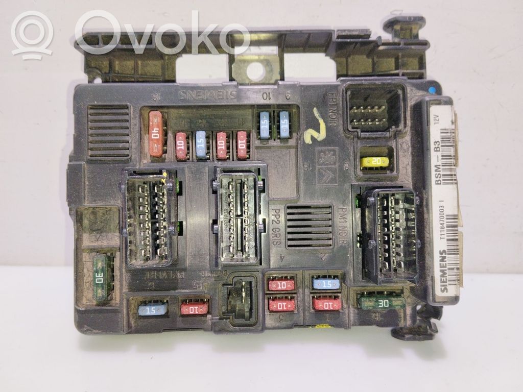 Citroen C3 Katvealueen valvonnan ohjainlaite (BSM) 