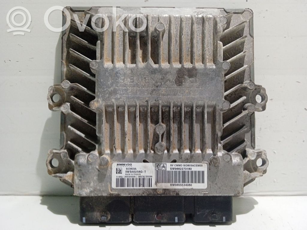 Engine control unit/module   5WS40258GT,0281011561,9656840680