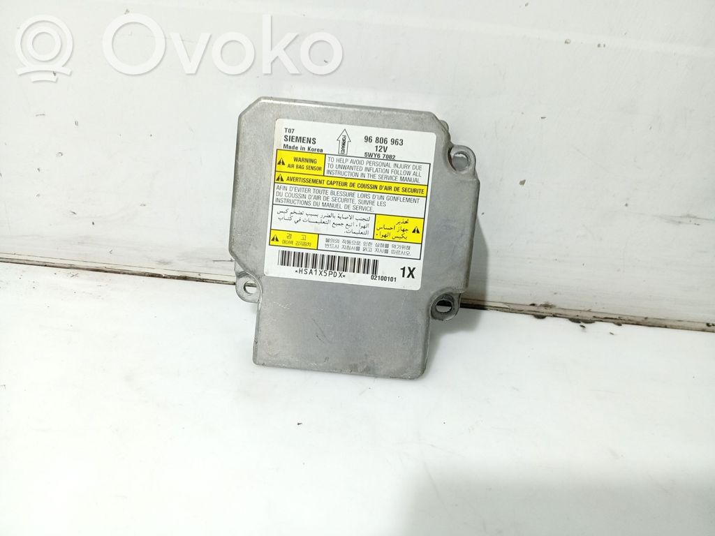 Chevrolet Aveo Airbag control unit/module 
