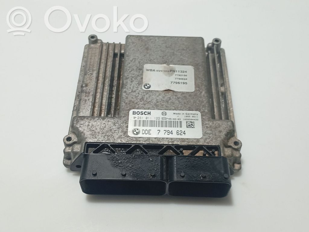 Unidad de control/módulo del motor   7796195,7794624,0281011122