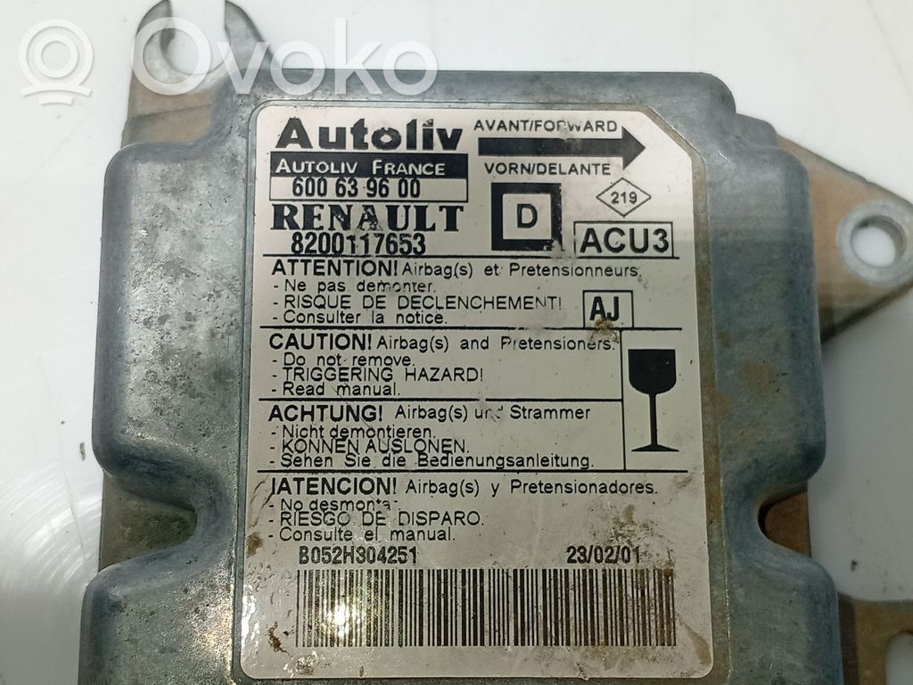 Renault Megane I Centralina/modulo airbag