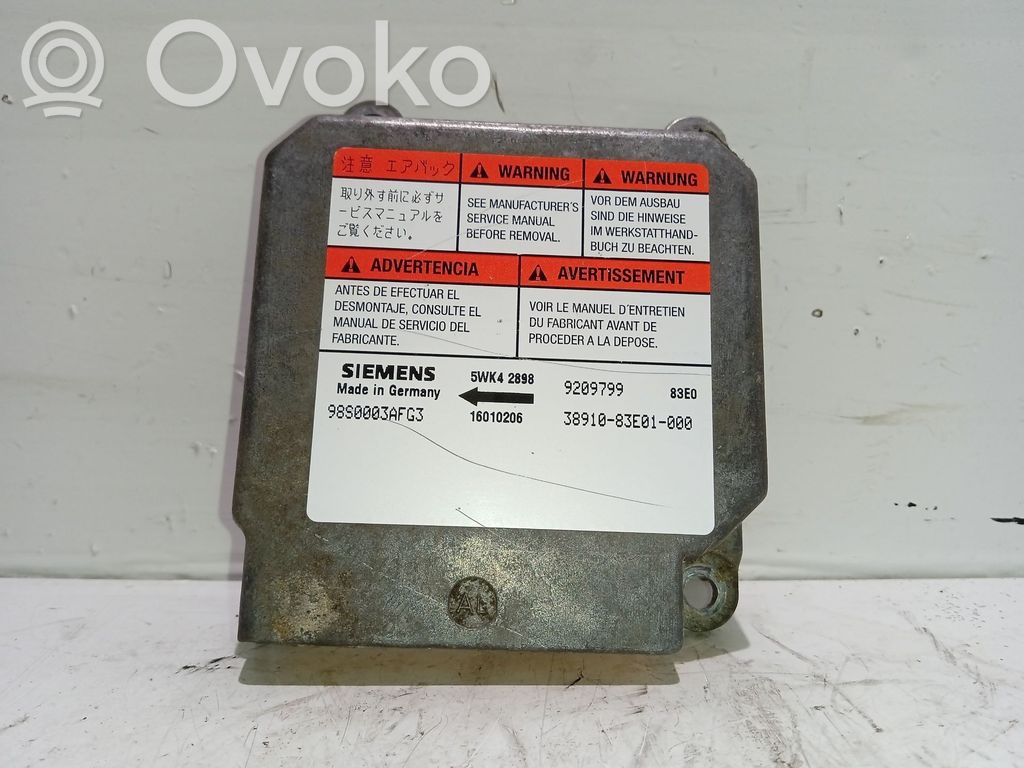 Suzuki Wagon R+ Unidad de control/módulo del Airbag 
