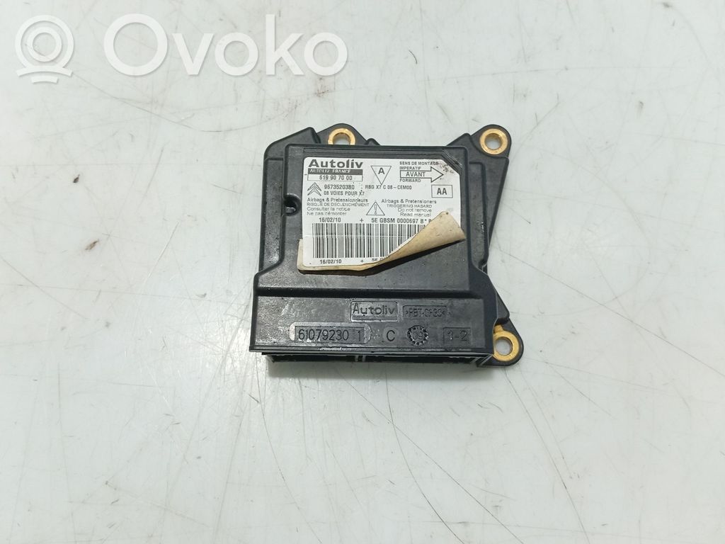 Citroen C5 Airbag control unit/module 