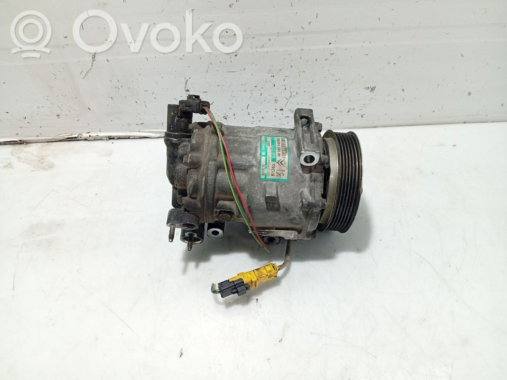 Peugeot 407 Compressore aria condizionata (A/C) (pompa) 