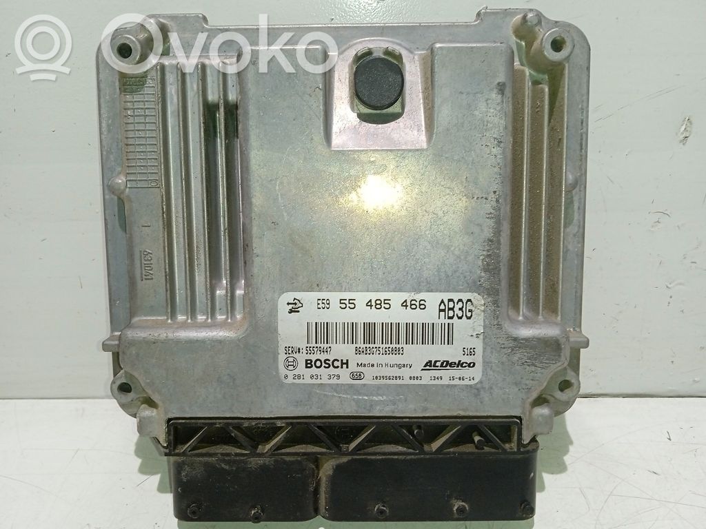 Engine control unit/module   55485466,0281031379,55579447