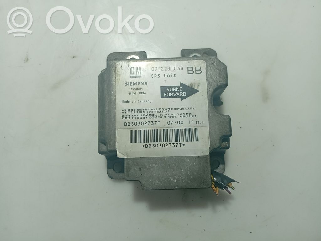 Opel Corsa B Airbag control unit/module 