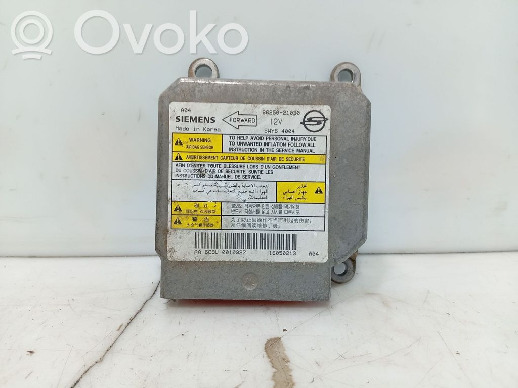 Sterownik / Moduł Airbag   8625021030,5WY64004,AA6C9U0010927