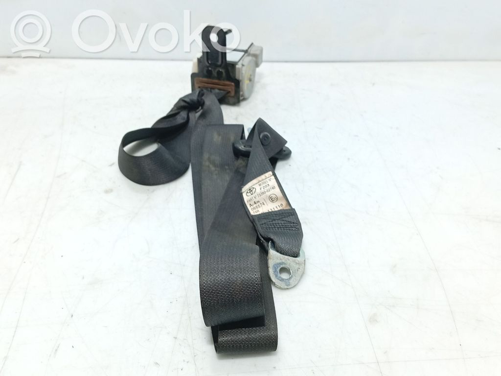 Toyota Auris E180 Cinturón trasero 