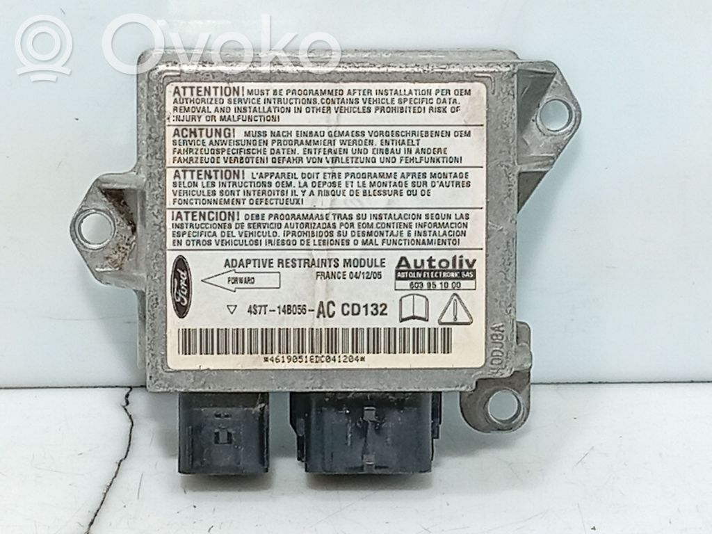 Sterownik / Moduł Airbag   4S7T14B056AC,603951000,46190518DC041204