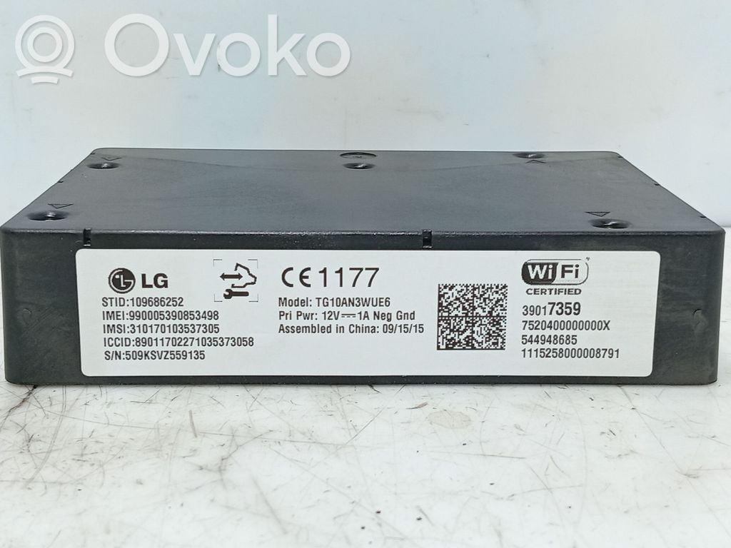 Opel Astra K Altre centraline/moduli 